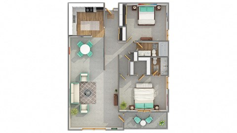 The Mullberry Deluxe Floor Plan | Preserve West at Preserve West, Madison, WI, 53711